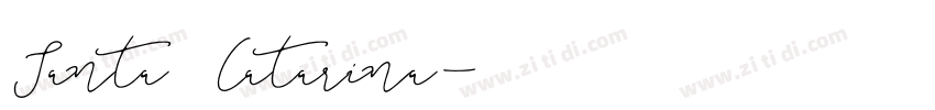 Santa Catarina字体转换
